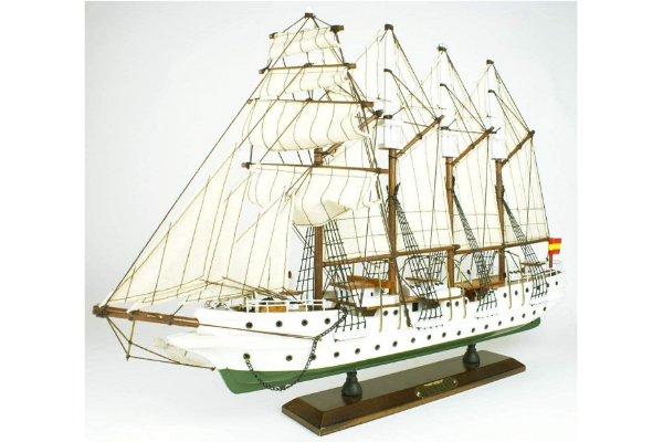 Maqueta montada de Juan Sebastián Elcano